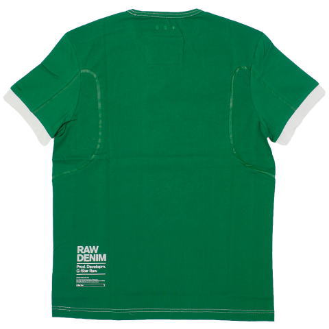 G-STAR T SHIRT STYLE:AIDEN R T S/S GREEN PEPPER COMPACT JERSEY