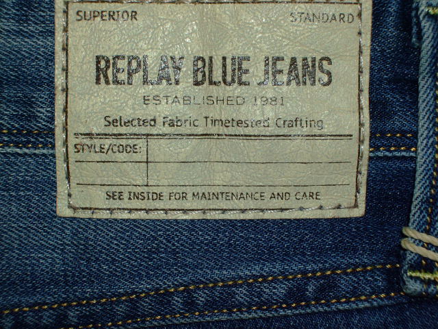 REPLAY ANBASS SLIM FIT JEANS SKINNY JEANS