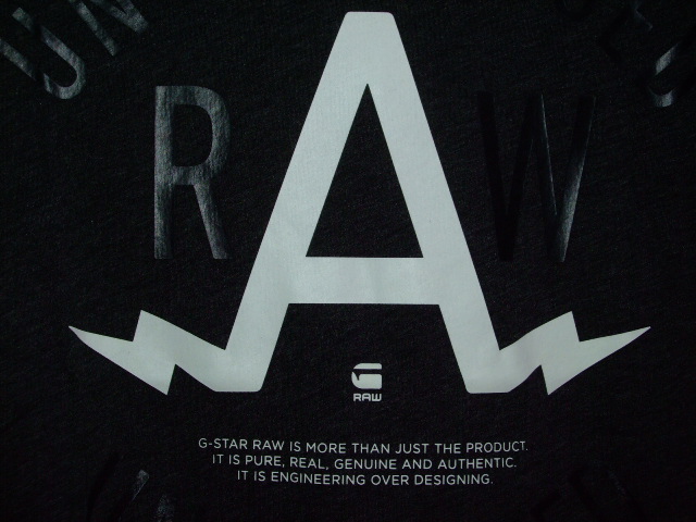G-STAR RAW STYLE:Gelph rt s/s ART:D01656 2757 390 COLOR:black htr FABRIC:NY jersey