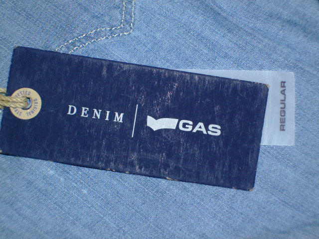 GAS KANT WY67 Thema.JW02 Item.SHIRTS Style No.151107 Material No.010355 STYLE NAME KANT REG. DENIM STR 5,5 OZ Color WY67