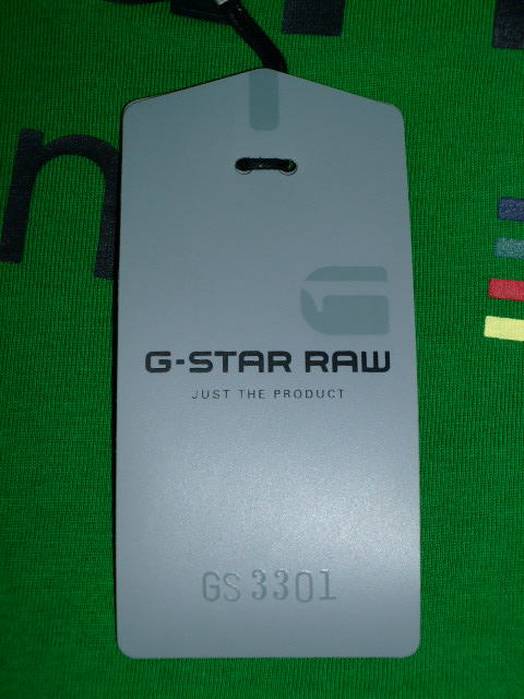 G-STAR T SHIRT STYLE:OWEN V T S/S GREEN PEPPER COMPACT JERSEY