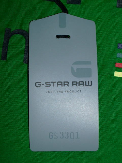 G-STAR T SHIRT STYLE:OWEN V T S/S GREEN PEPPER COMPACT JERSEY