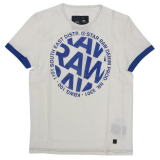 G-STAR T SHIRT STYLE:AIDEN R T S/S MILK COMPACT JERSEY