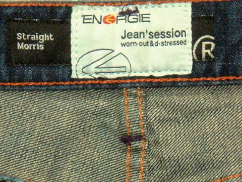 ENERGIE Straight Morris trousers STYLE 936R SIZE WASH N4 ART.0504 COL.0995 MADE IN ITALY 100%COTTON