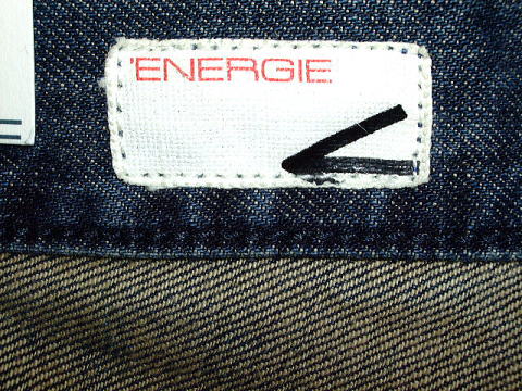 ENERGIE STRAIGHT MORRIS TROUSERS 34 STYLE 936R00 SIZE WASH.L00176 ART.DY0431 COL.F09950 PRD981 MADE IN ITALY 100%COTTON