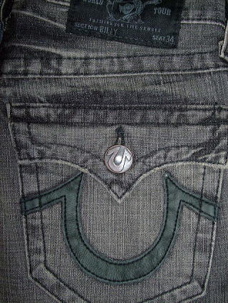 TRUE RELIGION BILLY STYLE M322003VX CLOR 2H REBEL MADE IN U.S.A. 100%COTTON