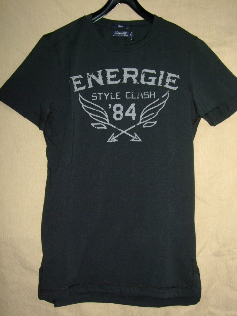 ENERGIE LANG T-SHIRT STYLE.5E1900 SIZE.M WASH.L00F90 ART.JE9B58 COL.G06001 OEU100 100%COTTON MADE IN MOLDOVA