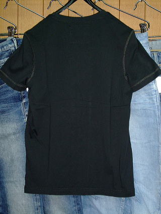 G-STAR T SHIRT STYLE:US R T S/S BLACK COMPACT JERSEY