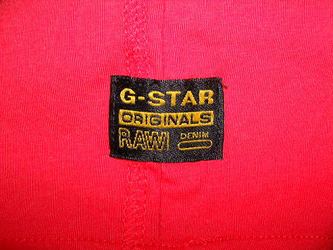 G-STAR T SHIRT STYLE:ODEON R T S/S CHINESE RED COMPACT JERSEY