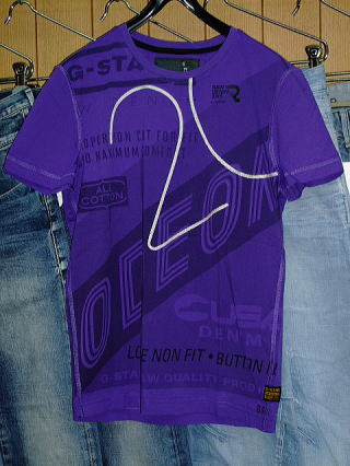 G-STAR T SHIRT STYLE:ODEON R T S/S PULPE COMPACT JERSEY