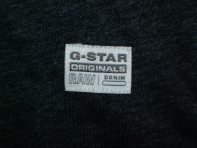 G-STAR RAW STYLE:Brickal vt s/s ART:D01317 2757 390 COLOR:black htr FABRIC:NY jersey
