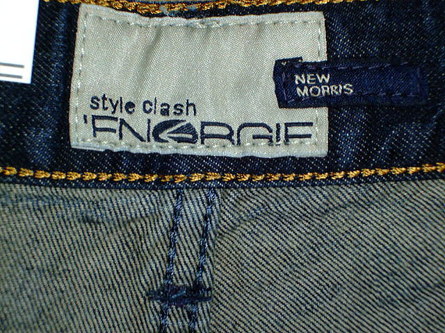 ENERGIE NEW MORRIS TROUSERS 32 REGULAR SLIM FIT DENIM STYLE.9I9S00 SIZE WASH.LOOR76 ART.DY0476 COL.F09950 PRD39 MADE IN ITALY 100%COTTON