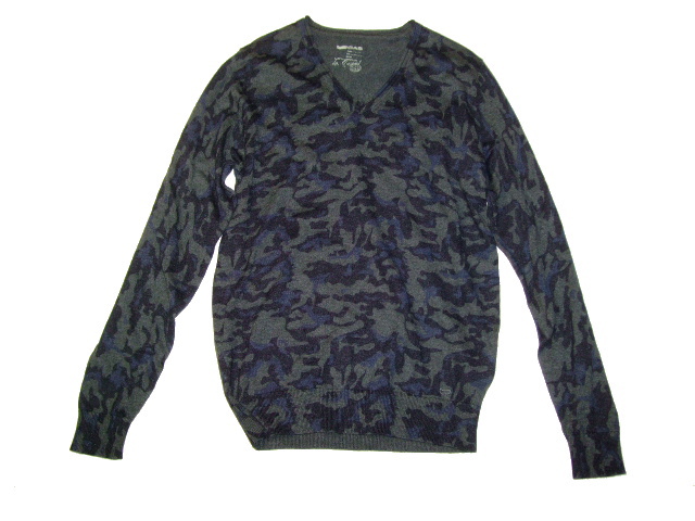 GAS Thema.WI03 Item.KNITWEAR Style No.561762 Material No.431752 STYLE NAME.JEAN PIER V/S Color.0194 NAVY BLUE