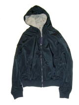 GAS Thema.PW01 Item.SHORT JACKETS Style No.250868 Material No.420277 STYLE NAME.MINK/S REV. Color.0194 NAVY BLUE