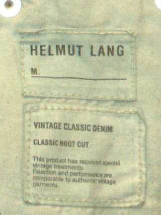 HELMUT LANG CLASSIC BOOT CUT 32 100%COTTON MADE IN ITALY