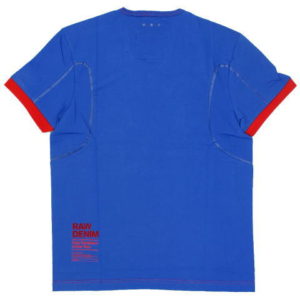 G-STAR STYLE:AIDEN V T S/S NASSAU BLUE COMPACT JERSEY