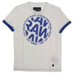 G-STAR STYLE:AIDEN R T S/S MILK COMPACT JERSEY