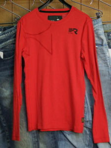 G-STAR STYLE:ODEON R T L/S CHINESE RED