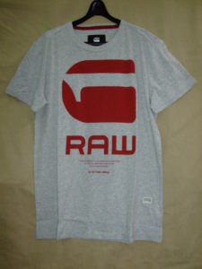G-STAR RAW STYLE:Resap rt s/s grey htr NY jersey