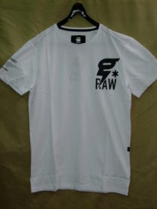 G-STAR RAW STYLE:Codar 2 rt s/s white Compact jersey