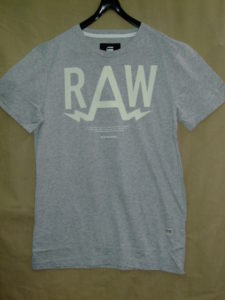 G-STAR RAW STYLE:Marsh rt s/s grey htr NY jersey