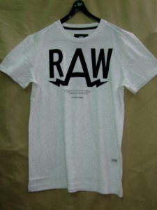 G-STAR RAW STYLE:Marsh rt s/s milk htr NY jersey