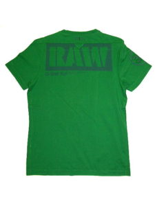 G-STAR STYLE:OWEN V T S/S GREEN PEPPER COMPACT JERSEY